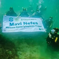 Garanti BBVA ve TURMEPA'dan Marmara Denizi'nde müsilajla mücadelede yeni adım