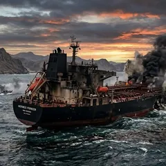İran Duyurdu: Hürmüz Boğazı'nda Süper Tanker Deniz Mayınına Çarptı