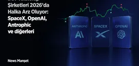 Dev Teknoloji Şirketleri 2026'da Halka Arz Oluyor: SpaceX, OpenAl, Anthropic ve Diğerleri