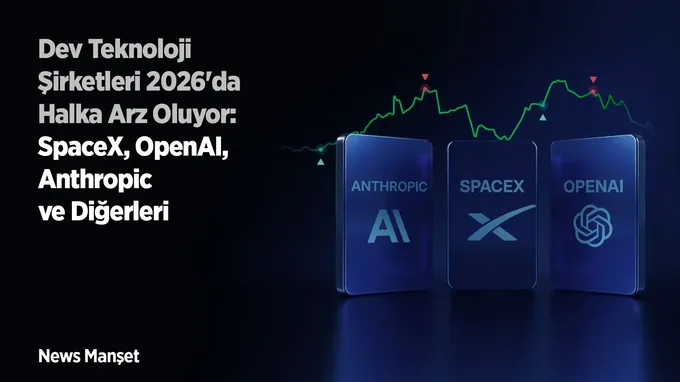 Dev Teknoloji Şirketleri 2026'da Halka Arz Oluyor: SpaceX, OpenAl, Anthropic ve Diğerleri