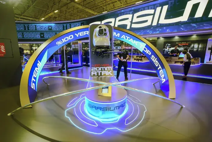 Sarsılmaz, ATAK burun topu ve insansız kara robotlarıyla IDEF 2025'te öne çıktı Sarsılmaz, ATAK burun topu ve insansız kara robotlarıyla IDEF 2025'te öne çıktı