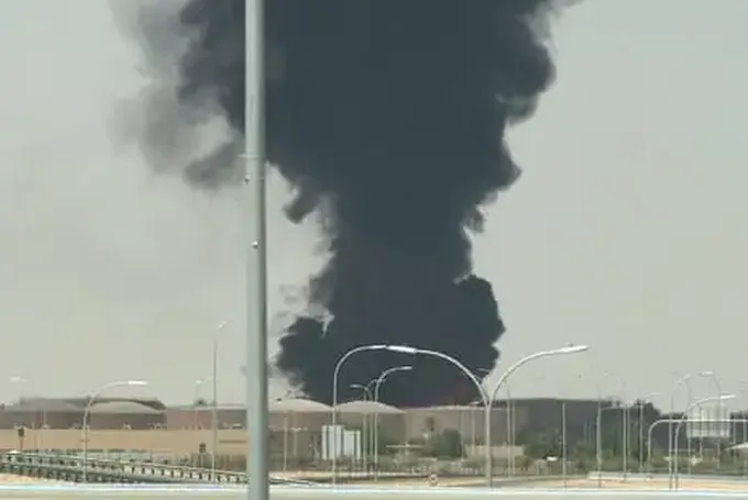 Thick Smoke Seen Near Riyadh Airport After Air-Raid Alerts In Saudi Capital