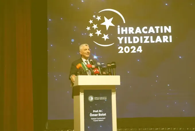 Ticaret Bakanı Ömer Bolat, Denizli'de "İhracatın Yıldızları Ödül Töreni"nde konuştu: