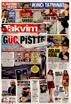 TAKVİM 18 Nisan 2025 gazete manşeti
