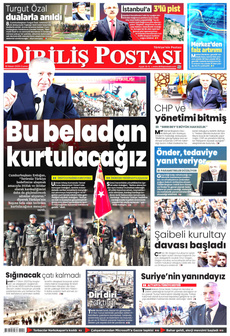 DİRİLİŞ POSTASI 18 Nisan 2025 gazete manşeti