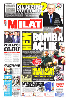 MİLAT 19 Nisan 2025 gazete manşeti