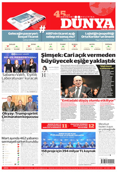 DÜNYA 19 Nisan 2025 gazete manşeti