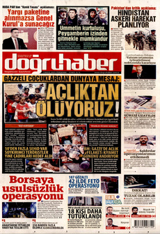 DOĞRU HABER 1 Mayıs 2025 gazete manşeti