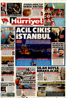 HÜRRİYET 12 Mayıs 2025 gazete manşeti