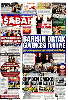 SABAH 12 Mayıs 2025 gazete manşeti