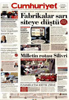 CUMHURİYET 12 Mayıs 2025 gazete manşeti