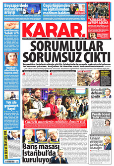 KARAR 12 Mayıs 2025 gazete manşeti