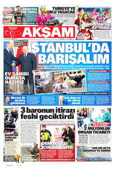 AKŞAM 12 Mayıs 2025 gazete manşeti