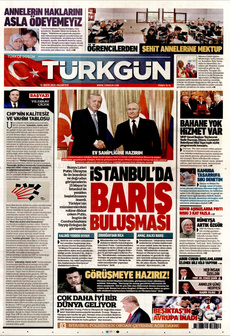 TÜRKGÜN 12 Mayıs 2025 gazete manşeti