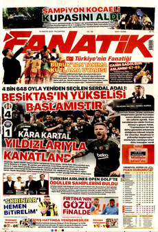 FANATİK 12 Mayıs 2025 gazete manşeti