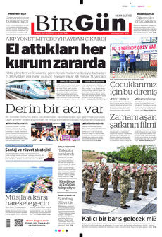 BİRGÜN 12 Mayıs 2025 gazete manşeti