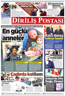 DİRİLİŞ POSTASI 12 Mayıs 2025 gazete manşeti