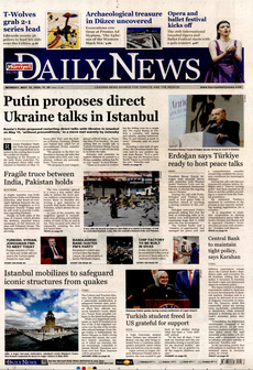 HÜRRİYET DAİLY NEWS 12 Mayıs 2025 gazete manşeti