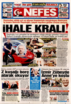 NEFES 12 Mayıs 2025 gazete manşeti