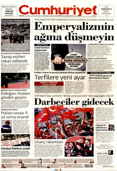 CUMHURİYET 17 Mayıs 2025 gazete manşeti