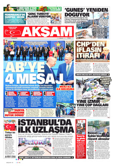 AKŞAM 17 Mayıs 2025 gazete manşeti