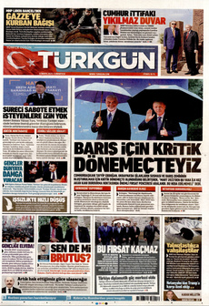 TÜRKGÜN 17 Mayıs 2025 gazete manşeti