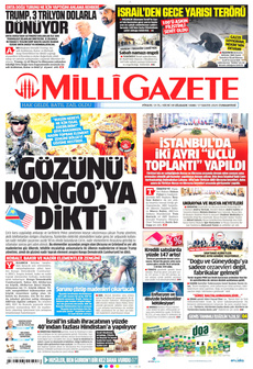 MİLLİ GAZETE 17 Mayıs 2025 gazete manşeti