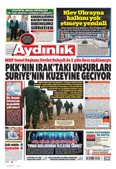 AYDINLIK GAZETESİ 17 Mayıs 2025 gazete manşeti