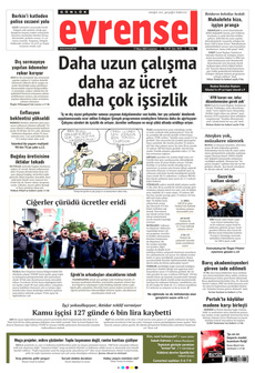 EVRENSEL 17 Mayıs 2025 gazete manşeti