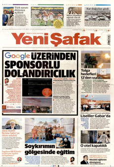 YENİ ŞAFAK 17 Kasım 2025 gazete manşeti