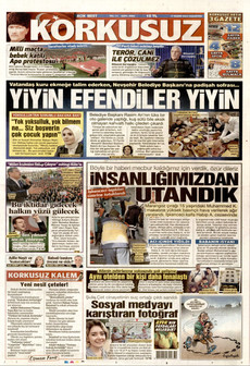 KORKUSUZ 17 Kasım 2025 gazete manşeti