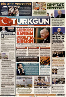 TÜRKGÜN 19 Kasım 2025 gazete manşeti