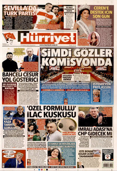 HÜRRİYET 20 Kasım 2025 gazete manşeti