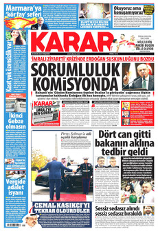 KARAR 20 Kasım 2025 gazete manşeti