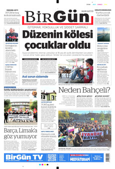 BİRGÜN 20 Kasım 2025 gazete manşeti