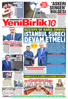 YENİBİRLİK 20 Kasım 2025 gazete manşeti