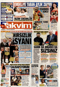 TAKVİM 20 Kasım 2025 gazete manşeti