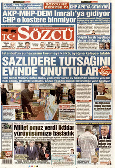 SÖZCÜ 22 Kasım 2025 gazete manşeti