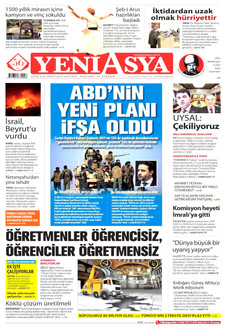 YENİ ASYA 25 Kasım 2025 gazete manşeti