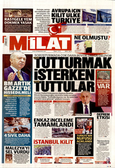 MİLAT 25 Kasım 2025 gazete manşeti