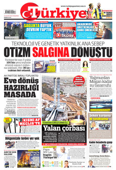 TÜRKİYE GAZETESİ 27 Kasım 2025 gazete manşeti