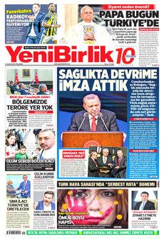 YENİBİRLİK 27 Kasım 2025 gazete manşeti