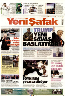 YENİ ŞAFAK 29 Kasım 2025 gazete manşeti