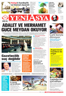 YENİ ASYA 29 Kasım 2025 gazete manşeti