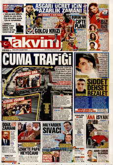 TAKVİM 29 Kasım 2025 gazete manşeti