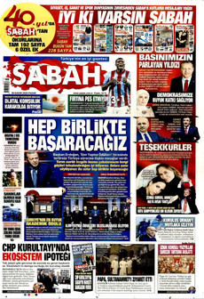 SABAH 30 Kasım 2025 gazete manşeti