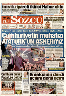 SÖZCÜ 30 Kasım 2025 gazete manşeti