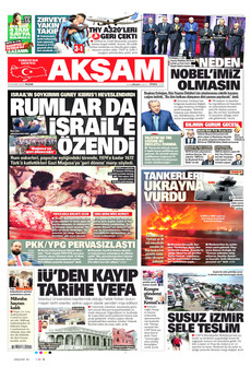 AKŞAM 30 Kasım 2025 gazete manşeti