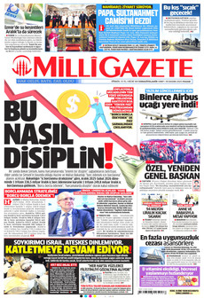 MİLLİ GAZETE 30 Kasım 2025 gazete manşeti