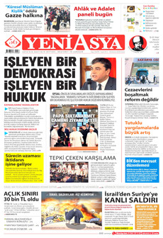 YENİ ASYA 30 Kasım 2025 gazete manşeti